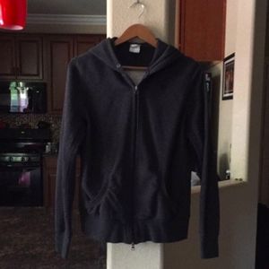 Nike medium hoodie 2 way zipper